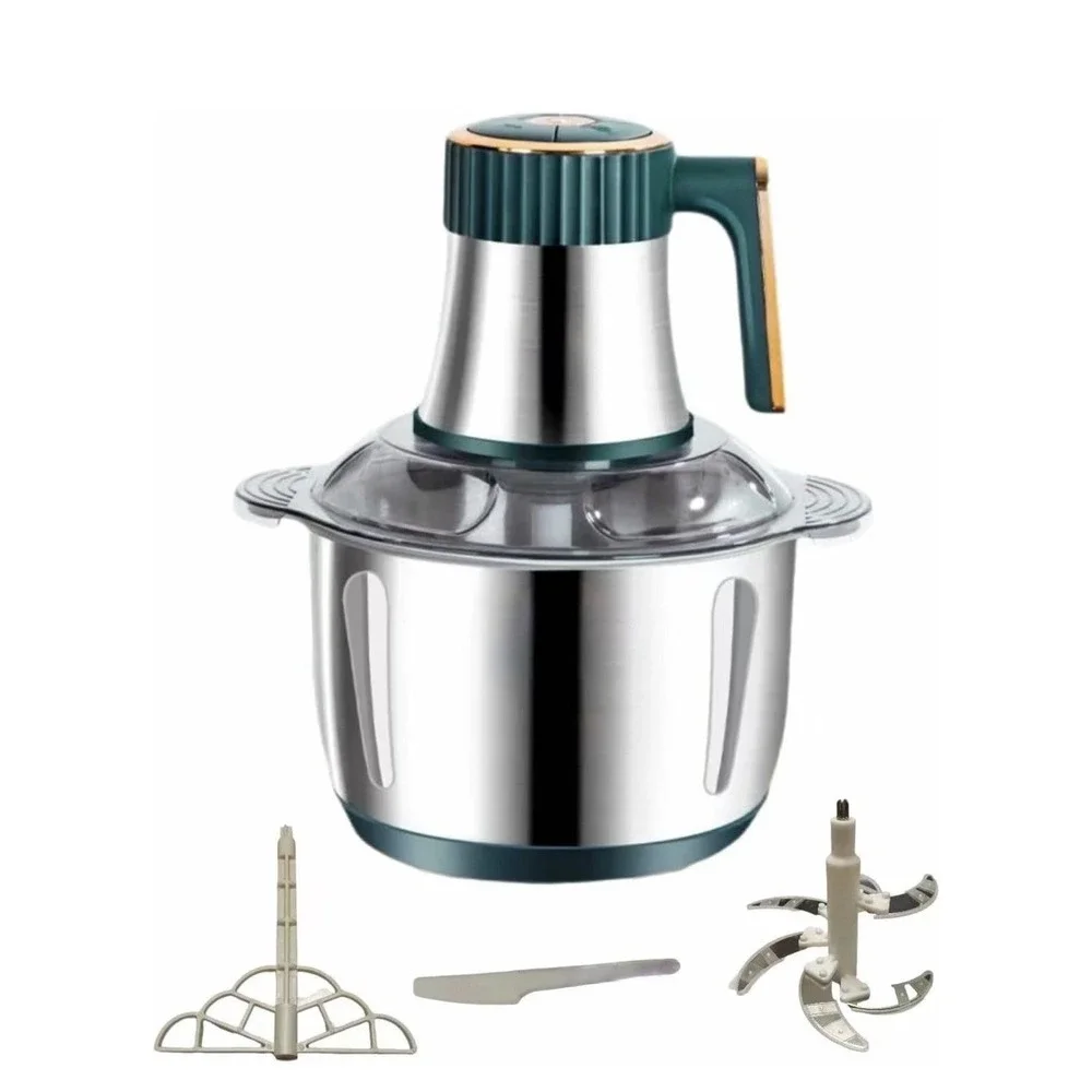 3L Electric Meat Grinder 300W Food Processor With 5 Speed‎ & 6 Blades Stainless
